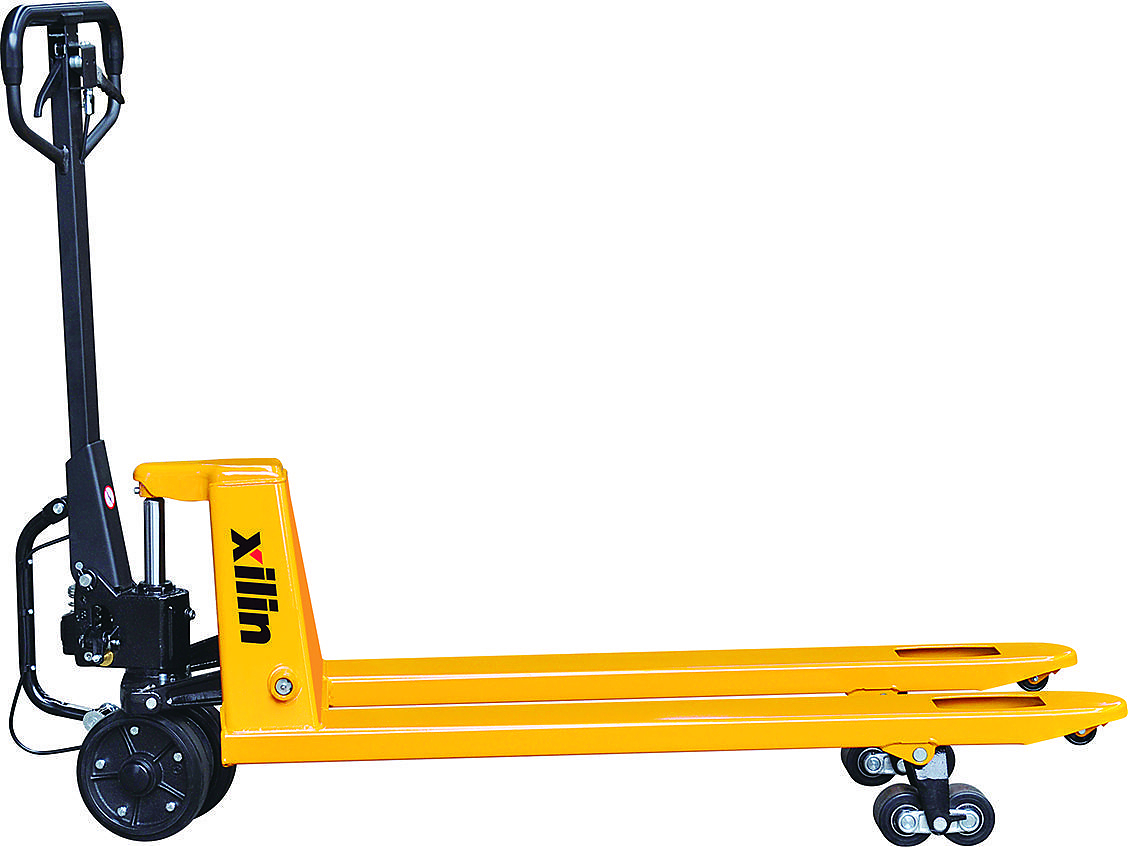 Тележка гидравлическая XILIN г/п 2500 кг BFA для 
тяжелых грузов (полиуретан.колеса)