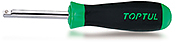 Вороток-отвертка с пластиковой рукояткой 1/4" 165 мм TOPTUL CAIP0816