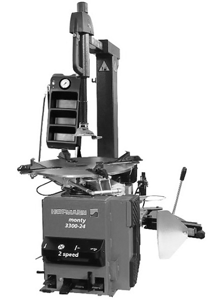 Monty 3300-24 GP 2-speed - стенд шиномонтажный автоматич. с взрывной подкачкой (GP) 380В. Цвет серый RAL7040