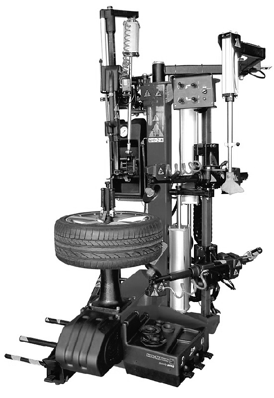 Шиномонтажный станок (стенд) автоматический Hofmann Monty 8600 PLATINUM. Цвет серый RAL 7040