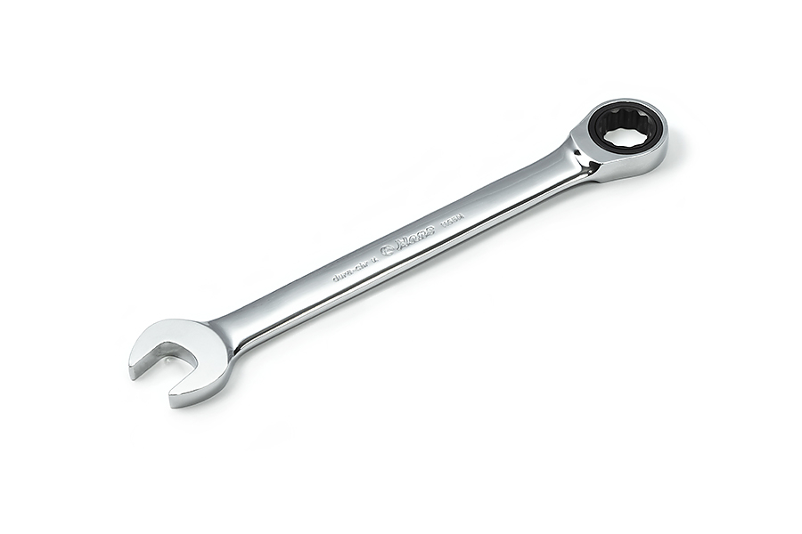 Ключ рожковый с трещоткой 8 мм, HANS, 1165M08