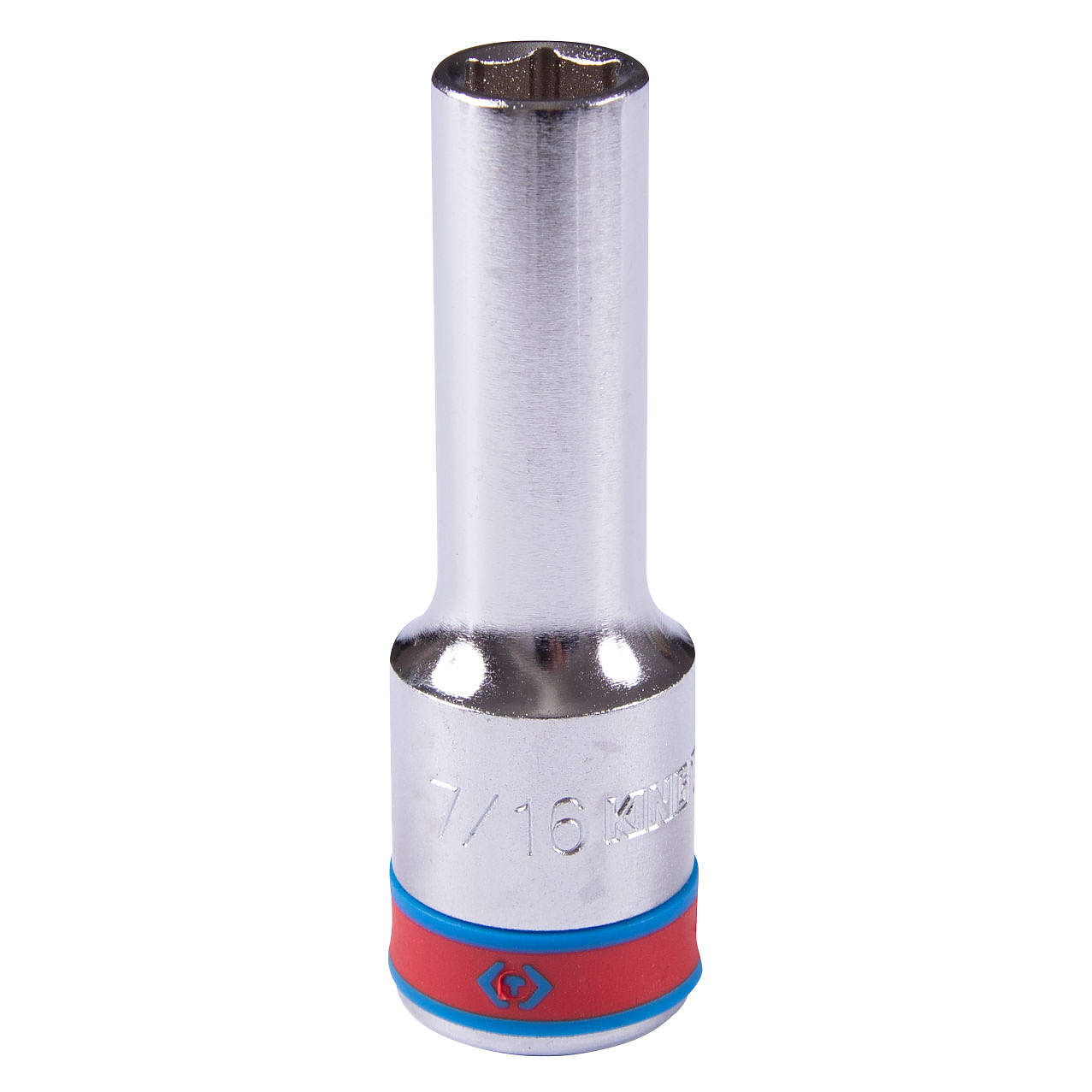 Головка торцевая глубокая шестигранная 1/2", 7/16", дюймовая KING TONY 423514S