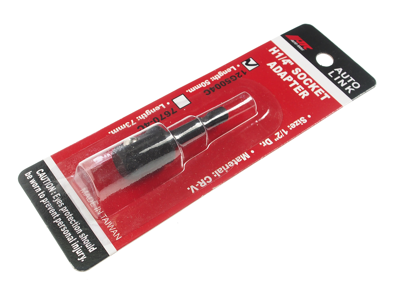 JTC-12G5004C Адаптер 1/2" 50мм для торцевых головок в блистере JTC