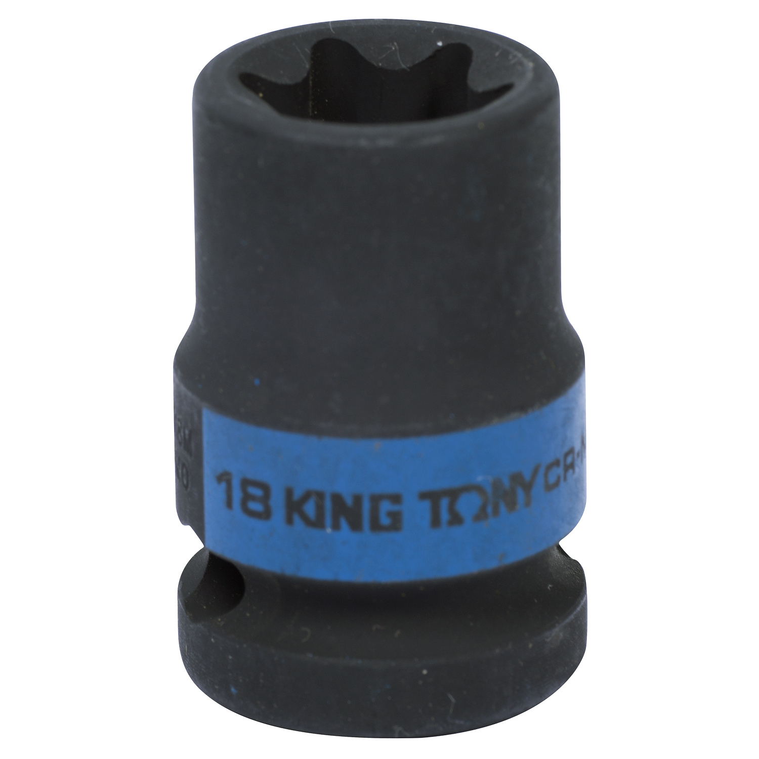 457518M KING TONY Головка торцевая ударная TORX Е-стандарт 1/2", E18, L = 38 мм