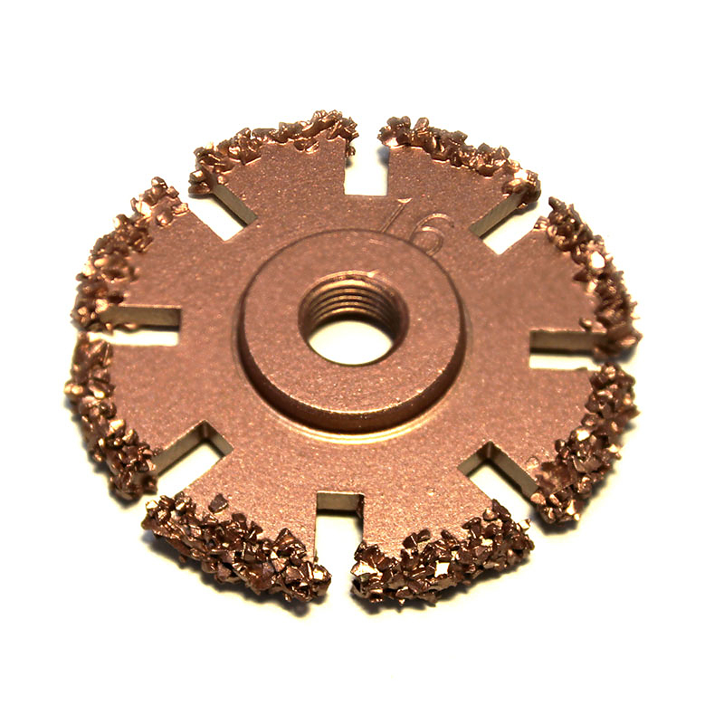 NS05-2016-RF Диск шероховальный, Ø50x3мм, AH 3/8''-24 thread, 16 Grit