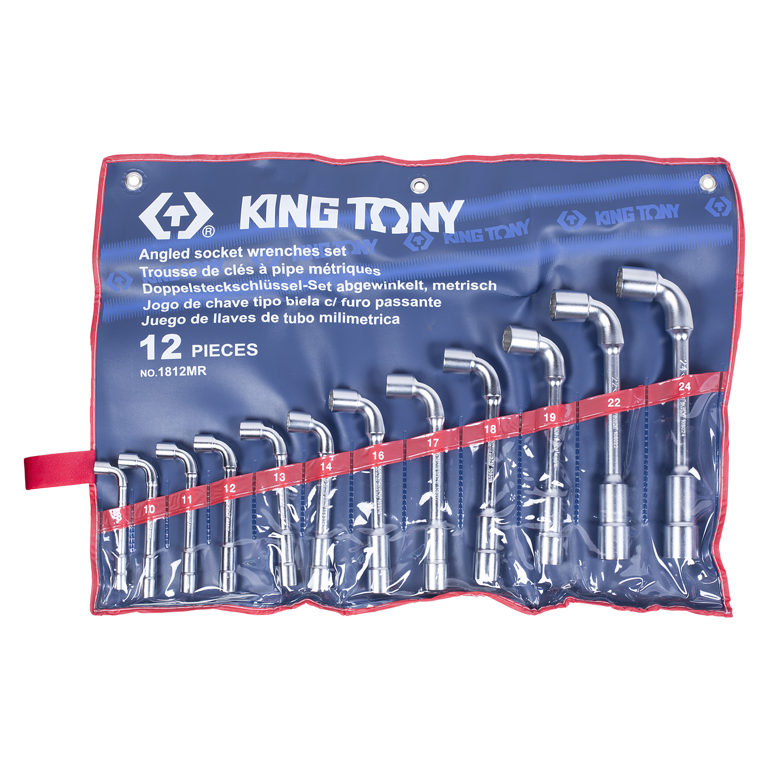 1812MR KING TONY Набор торцевых L-образных ключей, 8-24 мм, 12 предметов