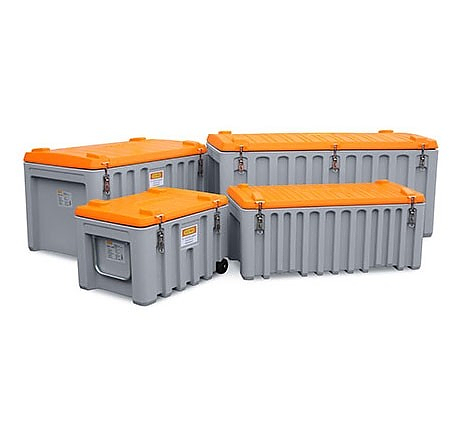 Мобильный контейнер CEMbox для транспортировик и хранения инструментов, 150л, серый/оранжевый