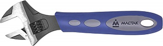 020-10300H МАСТАК Ключ разводной 300 мм, эргономичная ручка, держатель