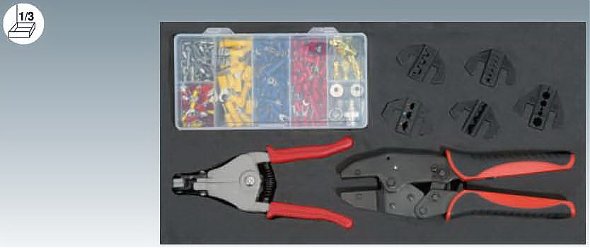 KS-Tools 1151400 Набор обжимок с аксессуарами