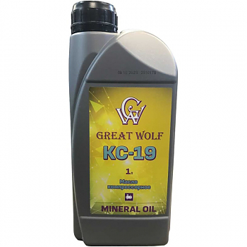 Масло компрессорное kc-19 mineral oil (1л) 