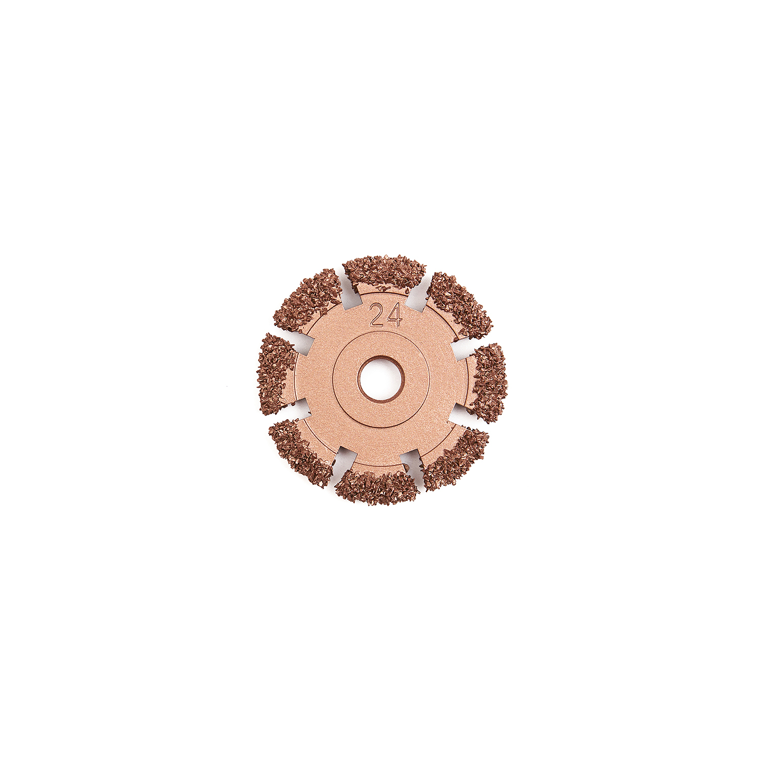 NS05-2124-RF Диск шероховальный, Ø50x6мм, AH 3/8''-24 thread, 24 Grit