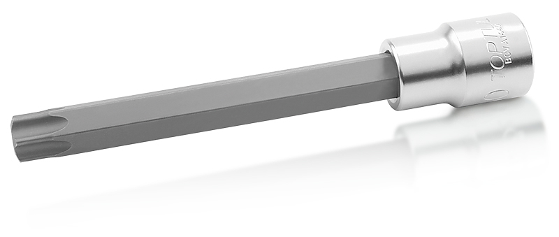Головка торцевая TORX 1/2" T60 L=140 мм с отверстием TOPTUL