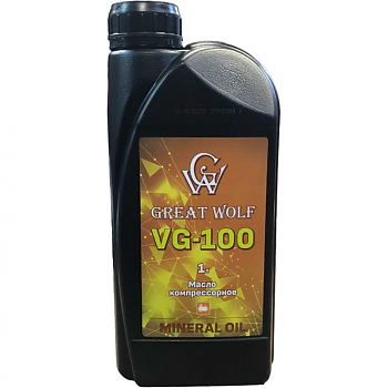 Масло компрессорное vg-100 mineral oil (1л) 