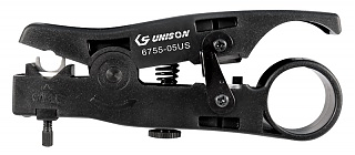 6755-05US UNISON Стриппер для снятия изоляции и резки многожильного и плоского кабеля UTP, STP, RJ