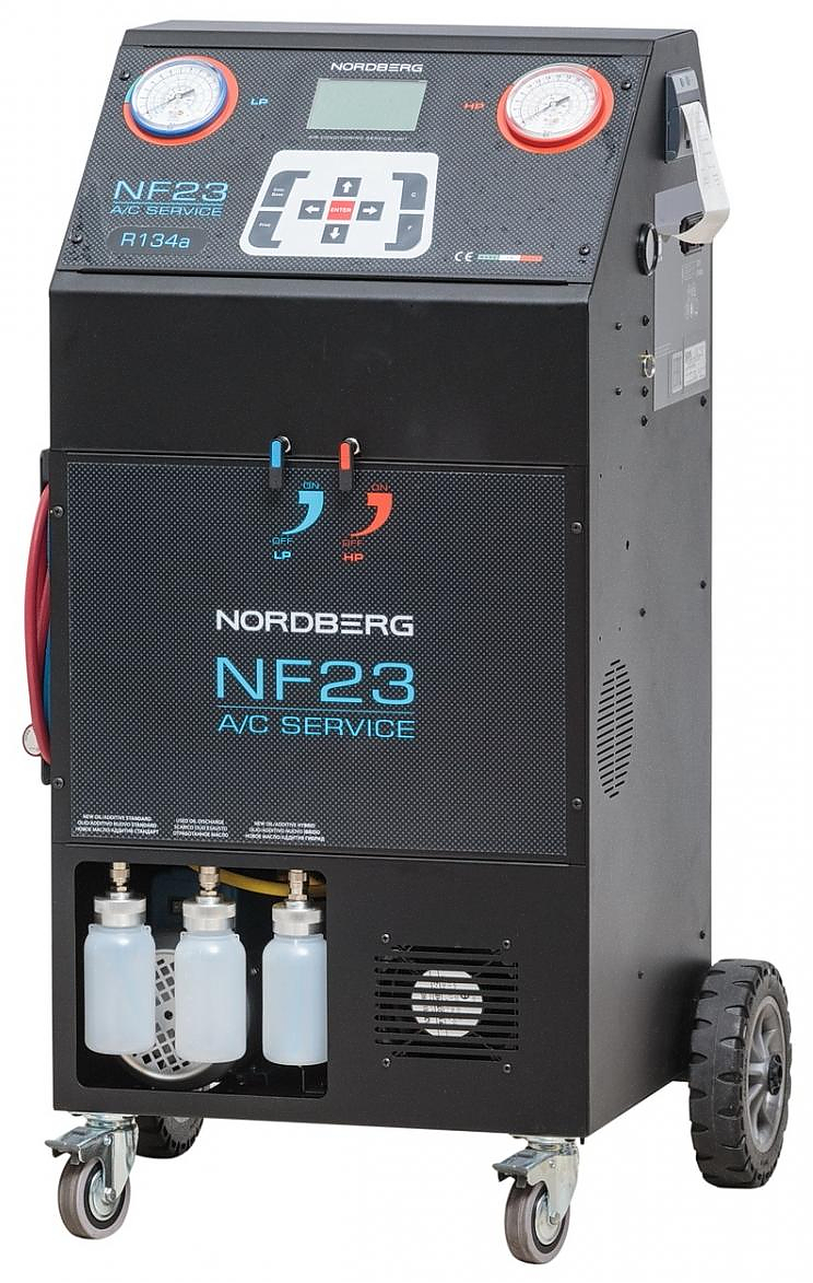 Установка автомат для заправки авто кондиционеров с принтером NORDBERG NF23P