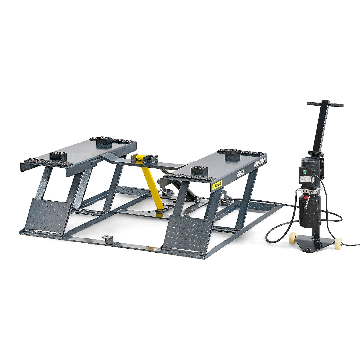 KraftWell FORBI 3.0G Подъёмник комплект ножничный г/п 3,0 т.  шиномонтажный мобильный 