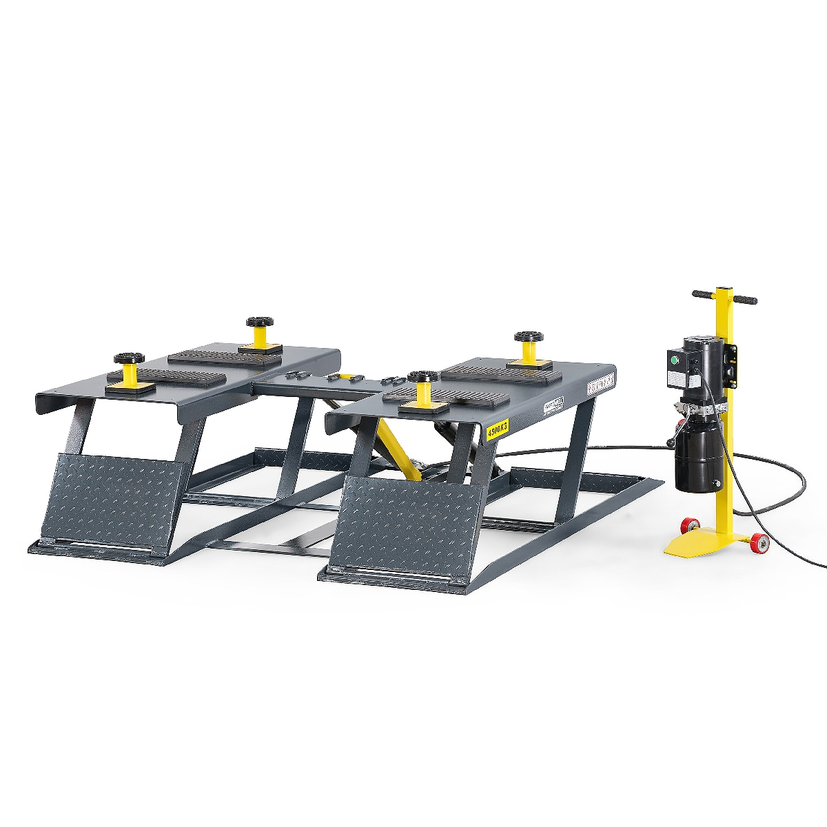 KraftWell FORBI 4.5G Подъёмник комплект ножничный г/п 4,5 т.  шиномонтажный мобильный 