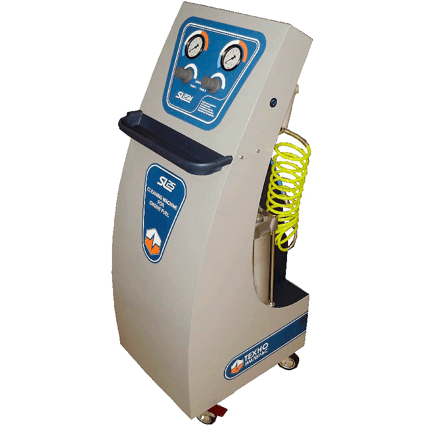 SL-025М пневмо-установка для промывки инжекторов 2конт.(бен/диз)