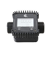 Электронный счетчик для AdBlue, 8-110 л/мин, 2 стальных адаптера 1" BSP (FF)