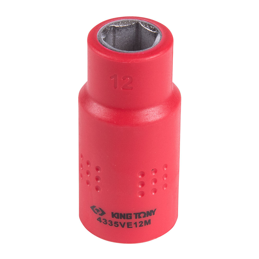 Головка торцевая диэлектрическая шестигранная 1/2", 12 мм KING TONY 4335VE12M