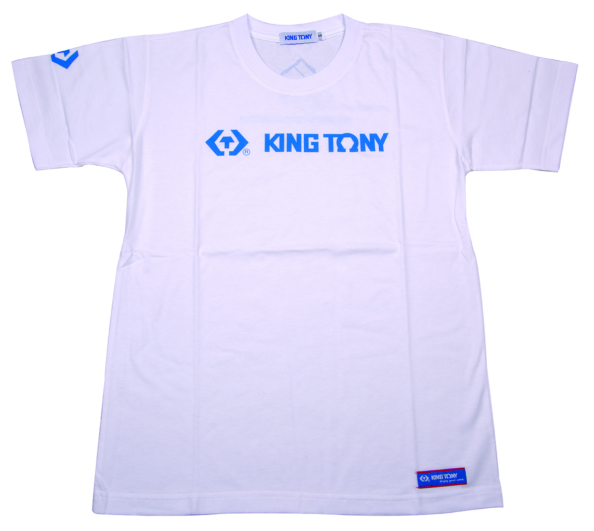 Футболка с логотипом бренда "KING TONY" (размер: XL), белая KING TONY ZS142W-XL