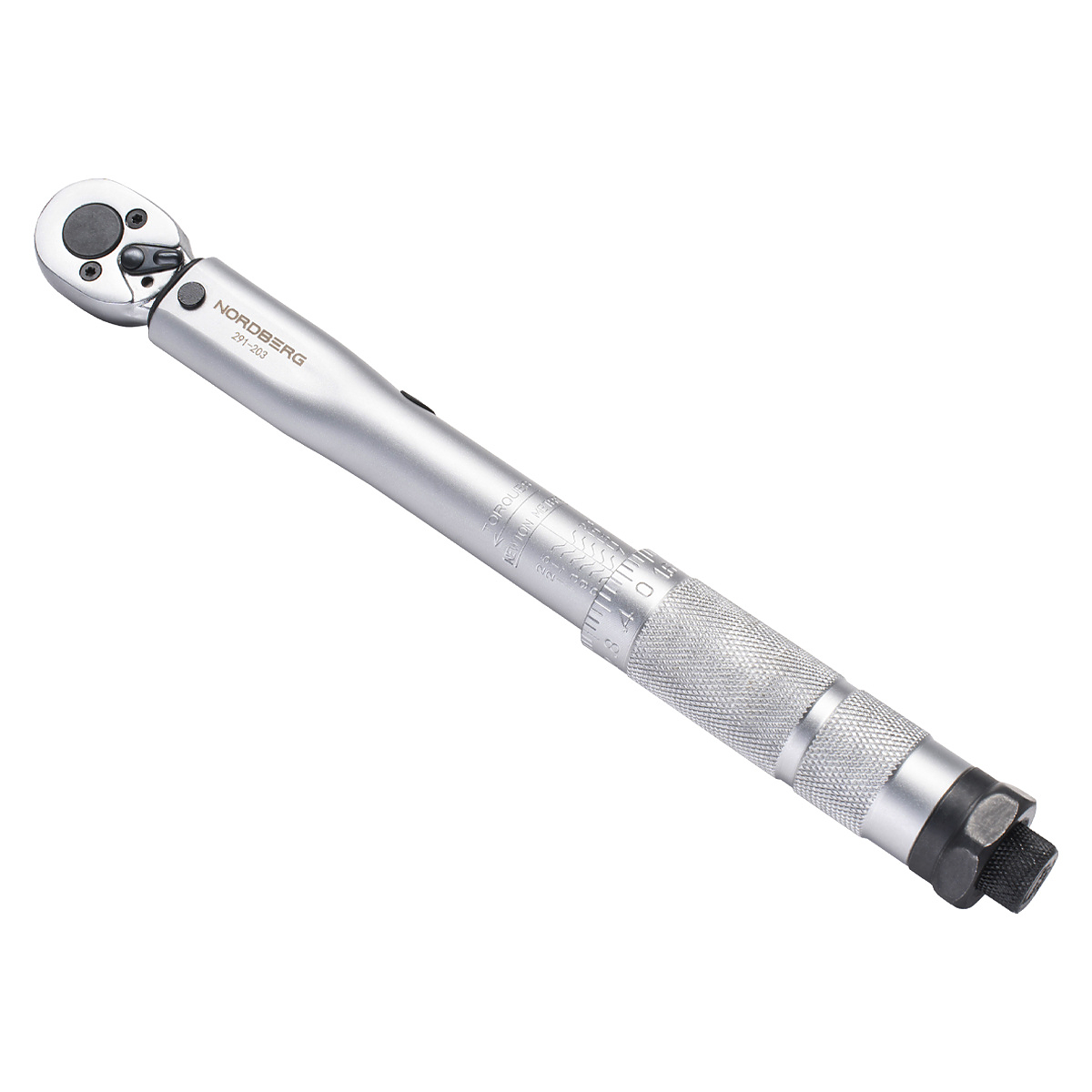 Ключ динамометрический 1/4", 5-25 Нм, в кейсе NORDBERG 291-203