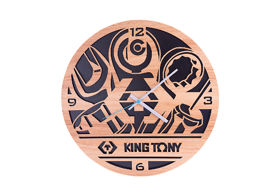 Часы настенные с логотипом бренда "KING TONY" TC001