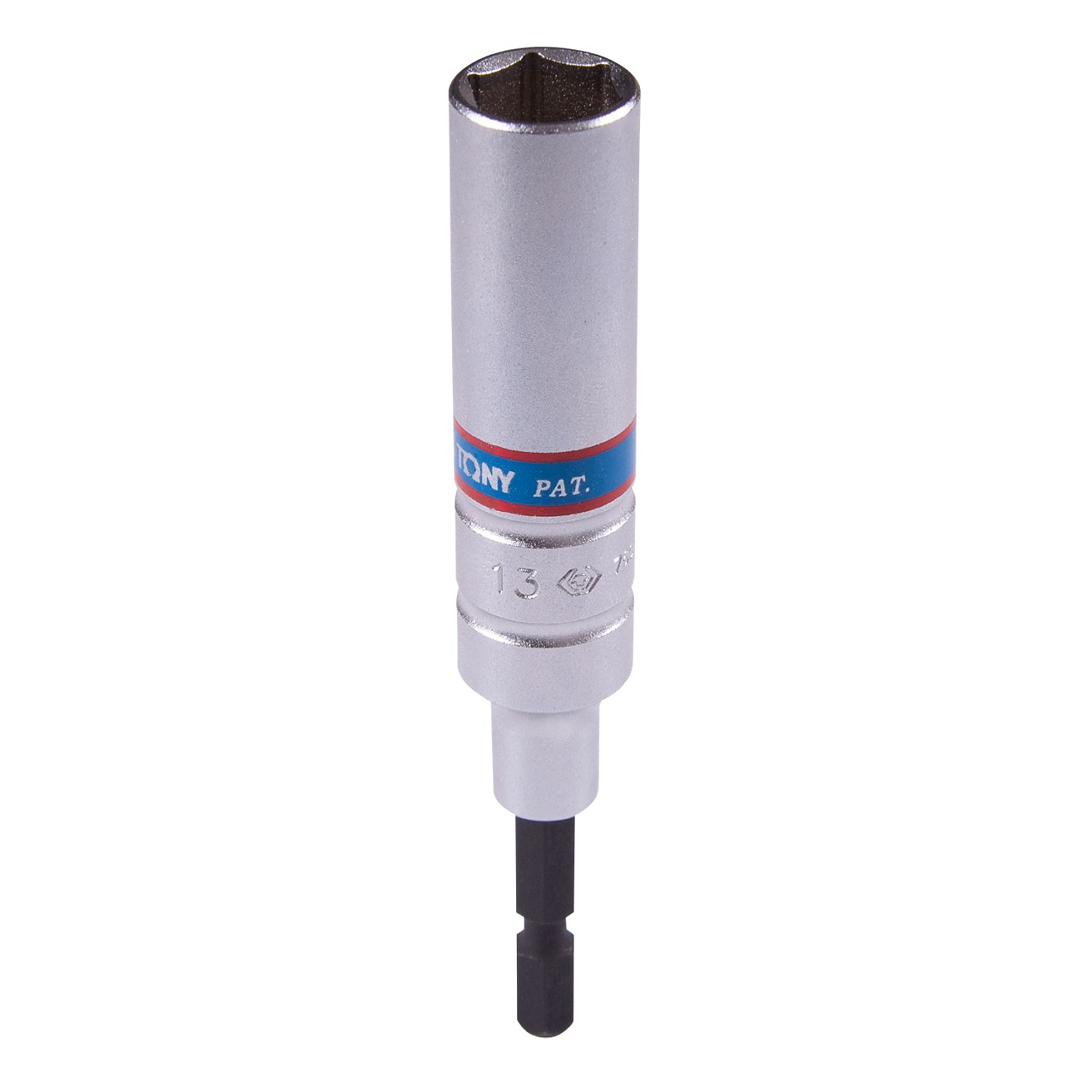 Головка для шуруповерта шестигранная 1/4", 13 мм, L = 110 мм KING TONY 76C1113M